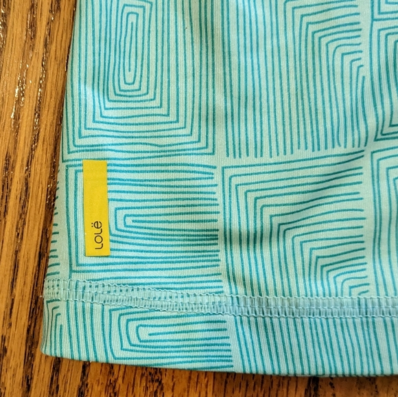 LOLE Activewear Teal Tank Top with Built in Bra size XS - Picture 6 of 12